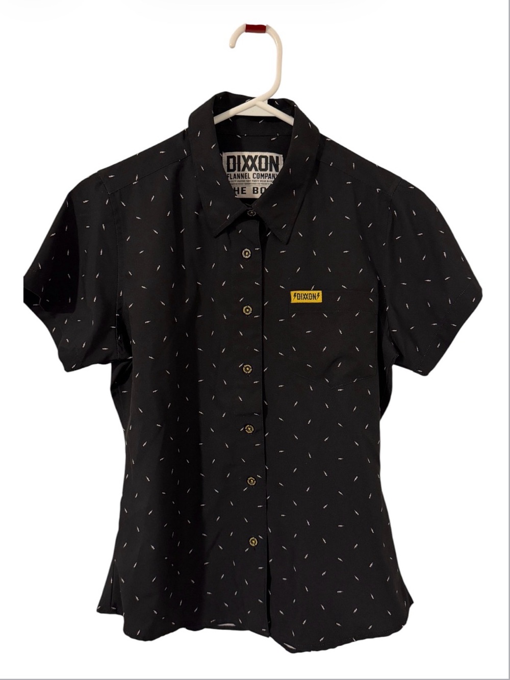 Dixxon flannel company women’s “the bolt” short sleeve button up shirt - small - Picture 1 of 12